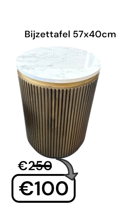 Lokum Bijzettafel 57x40