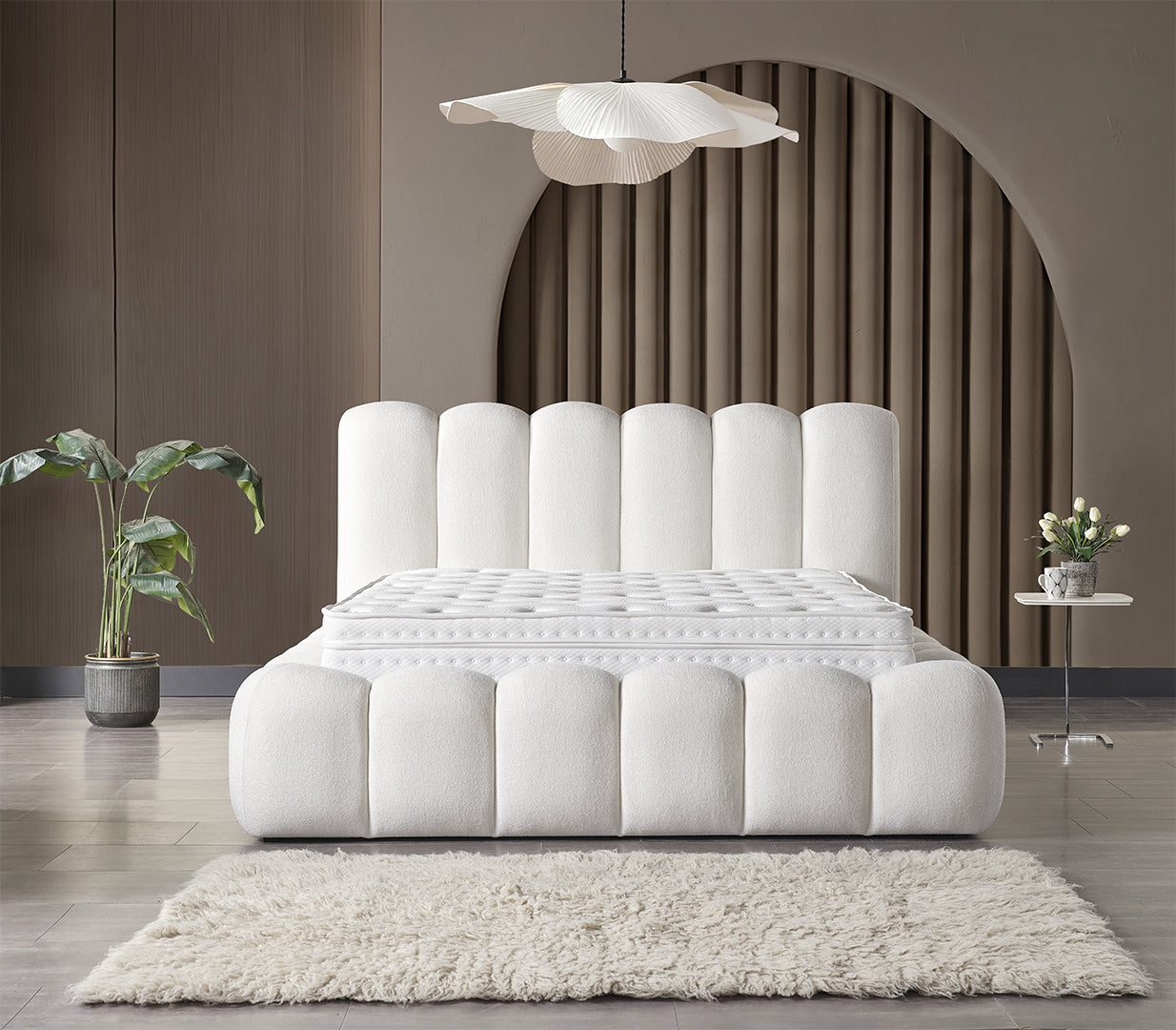 Orlando Boxspring met opbergruimte Creme