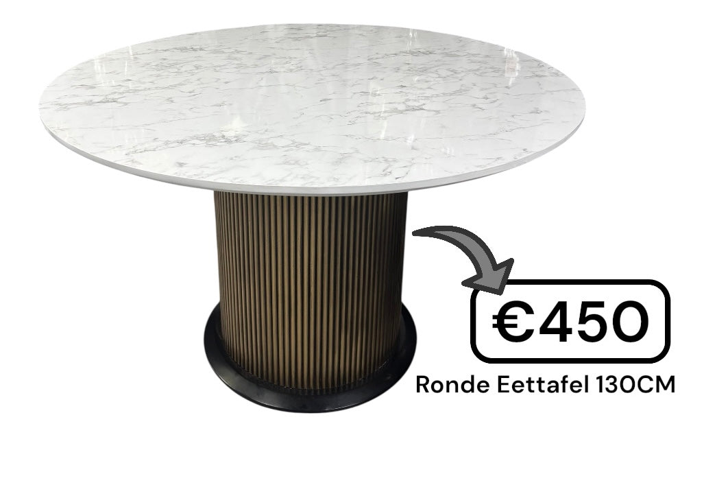 Lokum Eettafel Rond 130cm