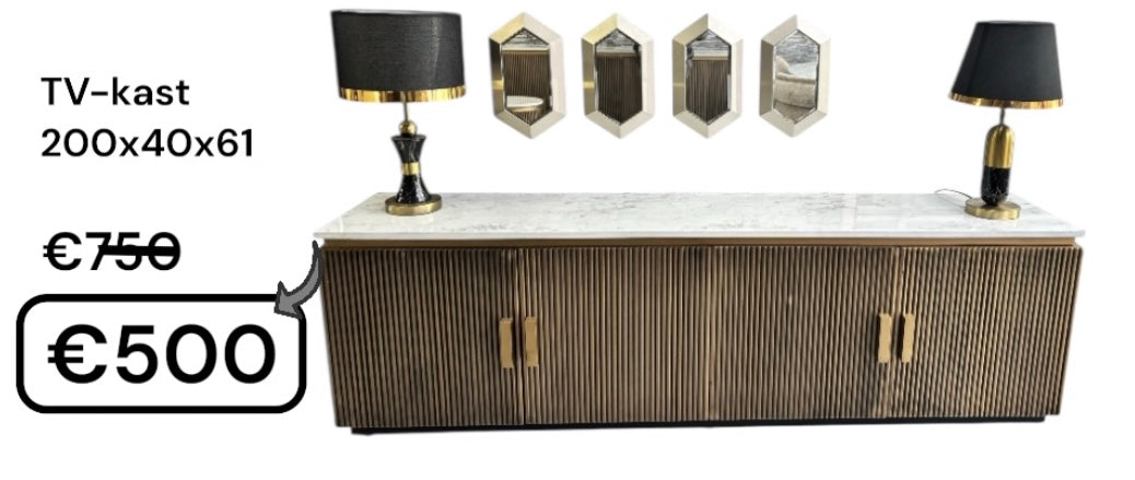 Lokum TV-kast 4 deurs